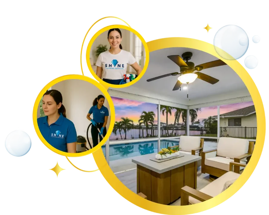 Cleaning Services team offering fort myers house cleaning for vacation rentals